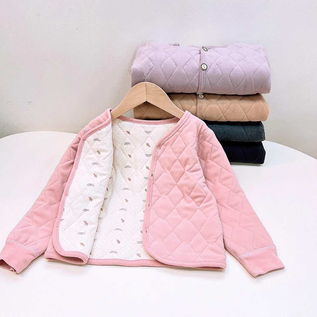 儿童校服神器冬季内搭小学生厚棉袄内胆棉衣保暖内衣上衣女童棉服