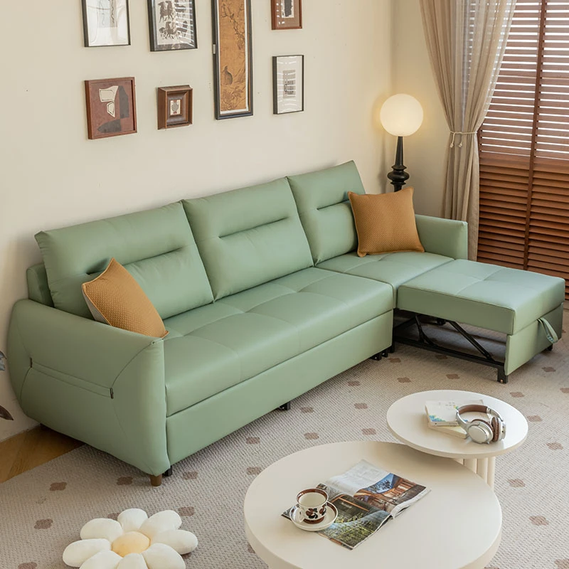 沙发床两用多功能可折叠小户型客厅实木隐藏贵妃抽拉坐卧2024新款