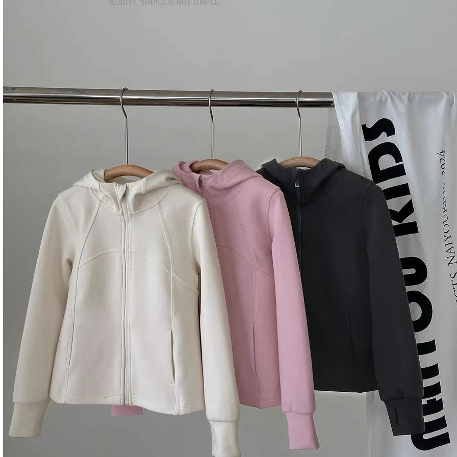 42098【纯色基础款拉链卫衣】春秋新款儿童保暖外套休闲时尚上衣