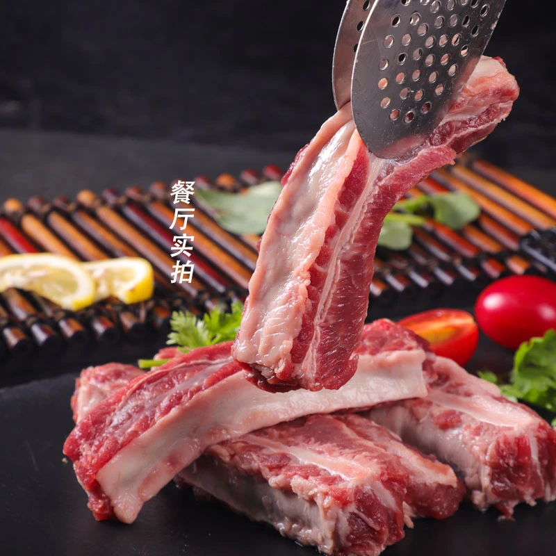 【盨食家】国产散养黄牛牛肋条肉2斤*包原切新鲜牛肋条现切