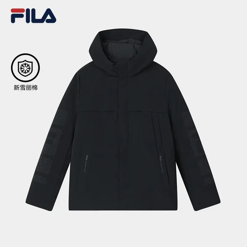 Fila男士【新雪丽高效暖绒】冬季棉服保暖运动外套F11M412901F