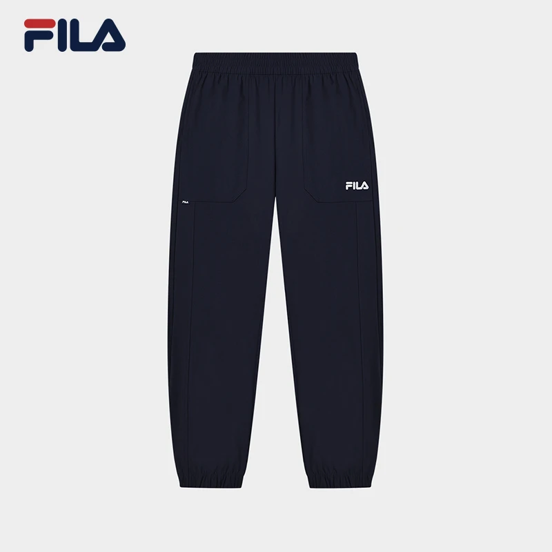 Fila/斐乐【时尚简约休闲裤】男裤秋冬百搭束脚针织长裤F11M439603F