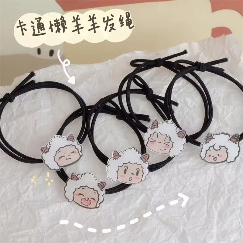 懒洋洋发绳可爱ins日韩百搭皮筋可爱少女心学生情侣发饰卡通头绳