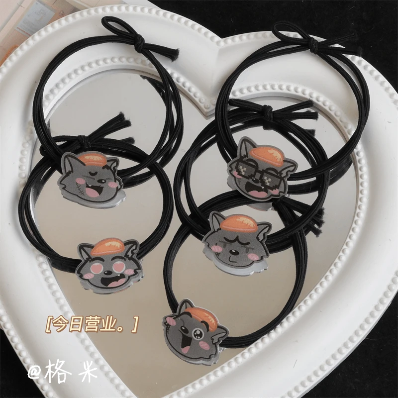 非金属手链 情侣闺蜜手链送男友小皮筋ins手绳送女友手环生日礼物