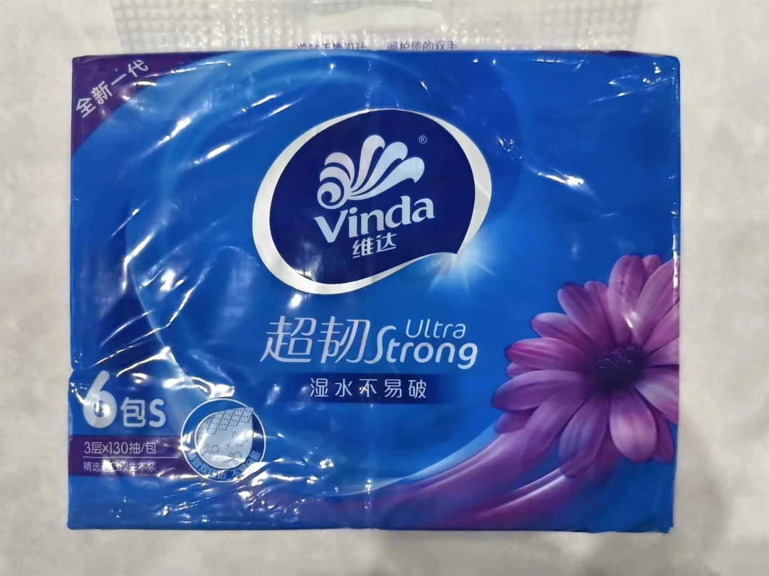 维达超韧纸抽6包/提