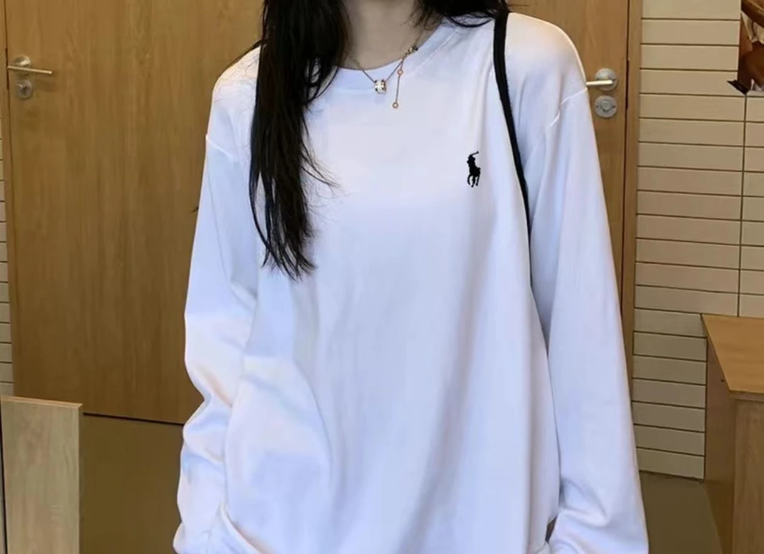 220克纯棉款舒适亲肤百搭圆领男女款长袖-----两款