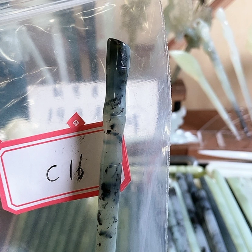 【闪购商品】岫玉发簪未镶嵌可**爱