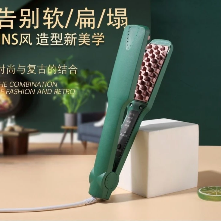 玉米烫格子夹板蓬松发根玉米须垫发根不伤发卷发时尚蓬松神器便携
