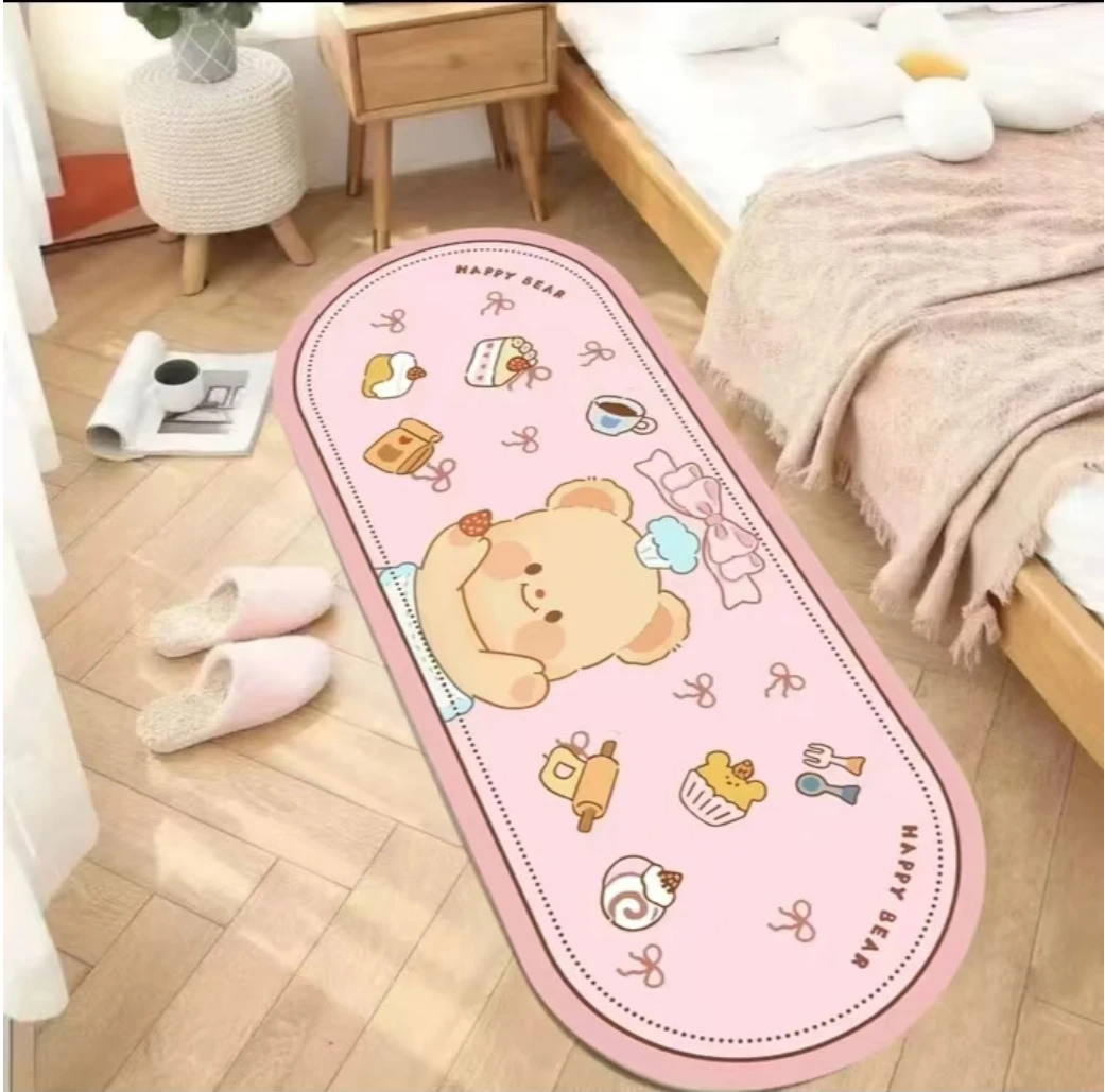 【甜品熊合集】地毯卧室床边毯简约仿羊绒少女风汽车坐垫茶几毯