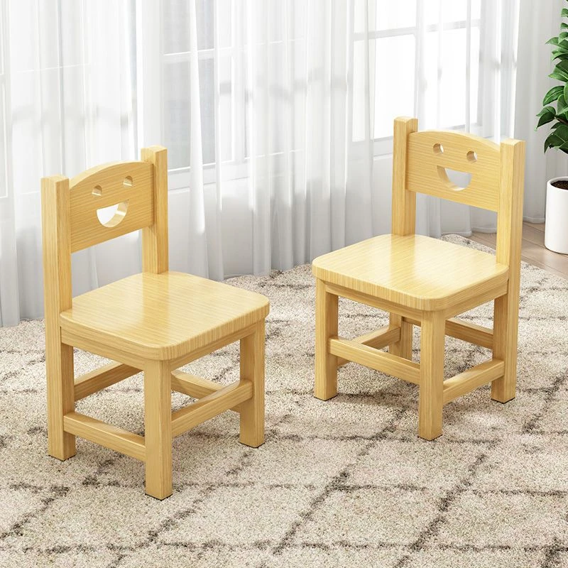 实木小凳子家用靠背小椅子幼儿园实木椅木凳子板凳儿童矮凳结实