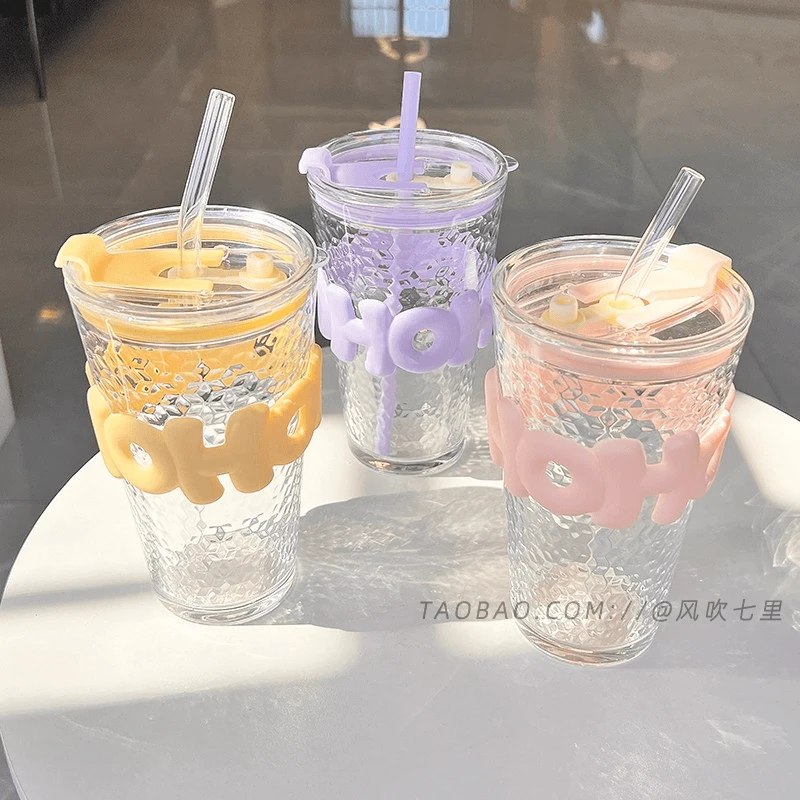 【福利价】水杯夏季女生高颜值便携玻璃杯可爱创意女神杯