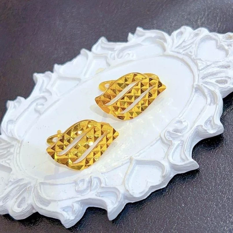 铜合金耳饰 时尚耳饰耳环饰品珠宝古法 بادام گۇل