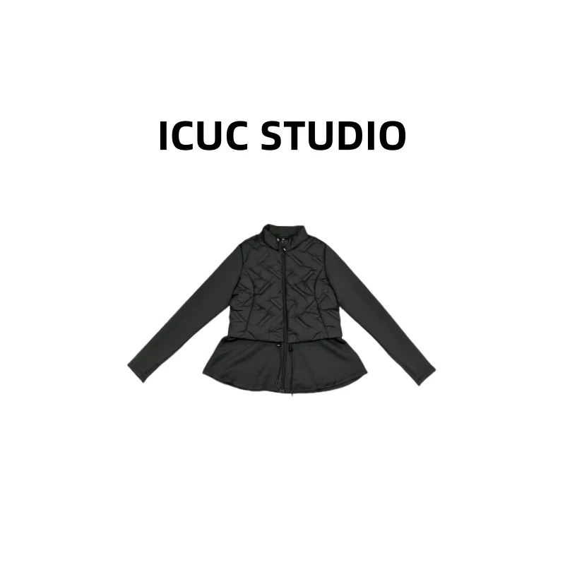 ICUC定制-【高尔夫立领收腰羽绒外套】秋冬新款轻薄显瘦百搭外套03