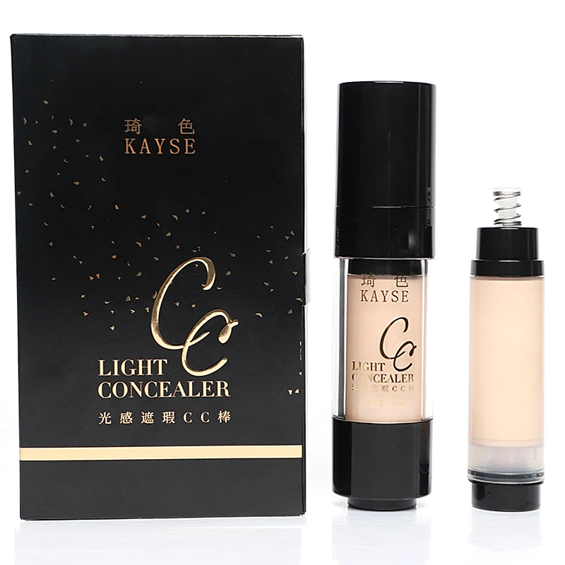 琦色光感学生遮瑕cc棒女遮瑕保湿提亮肤色琪奇色绮色CC棒粉底液