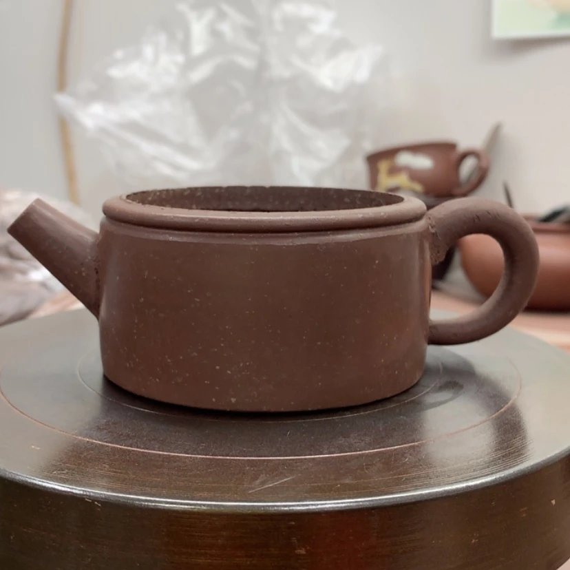 【闪购商品】紫砂茶壶全手工竹节盖杯400毫升以上