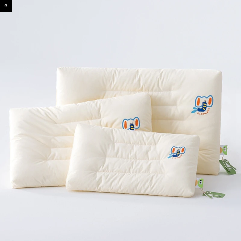 抽象小象亲子枕学生枕A类母婴级纯棉儿童枕头可水洗枕芯幼儿园枕