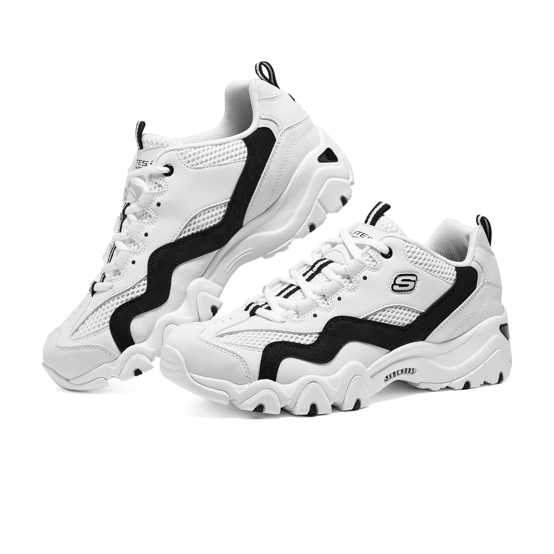 SKECHERS/斯凯奇新款男子波浪撞色时尚复古ins老爹休闲鞋894207