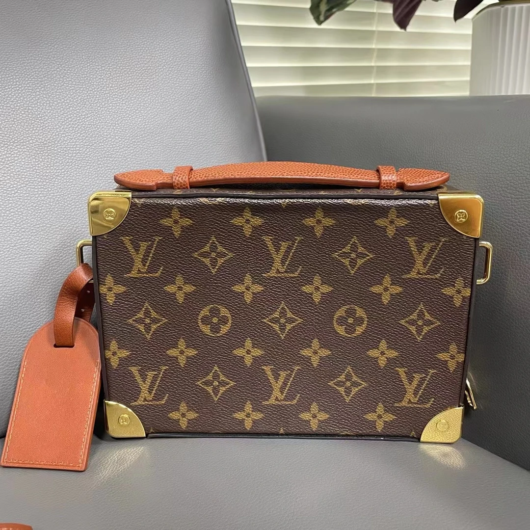 95新 LouisVuitton/路易威登 坤球奢选 lv NBA联名trunk斜挎包