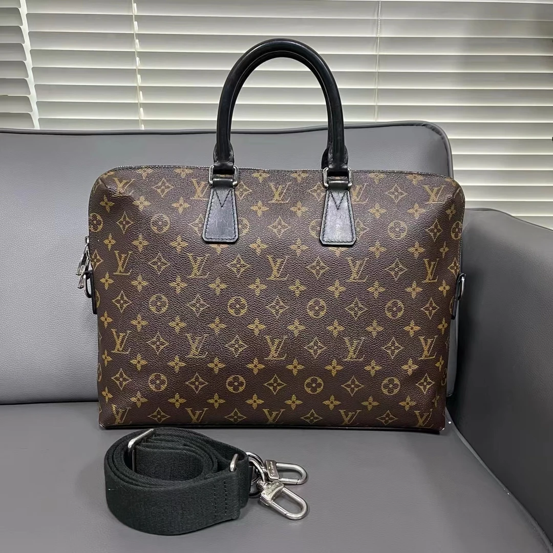 95新 LouisVuitton/路易威登 坤球奢选 lv 公文包手提斜挎包