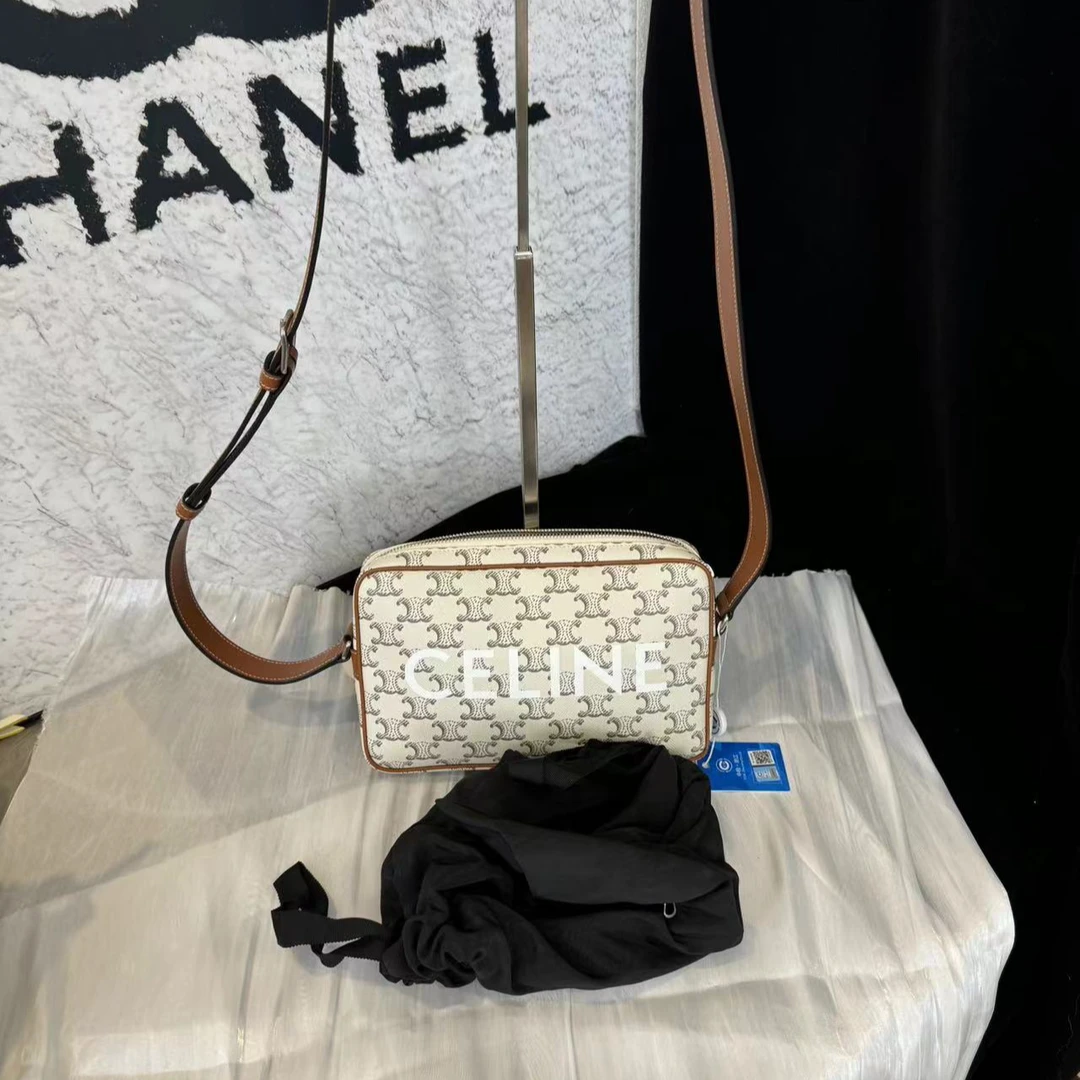 95新 Celine/思琳 坤球奢选 celine老花相机包