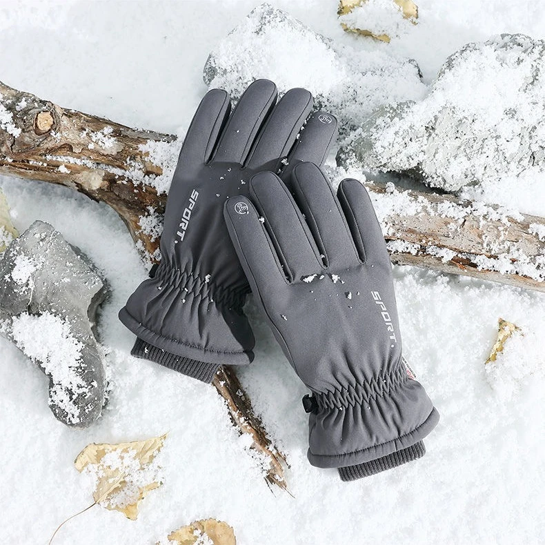 滑雪手套女防滑骑车骑手加厚骑行防寒防风防水触屏冬季保暖手套男