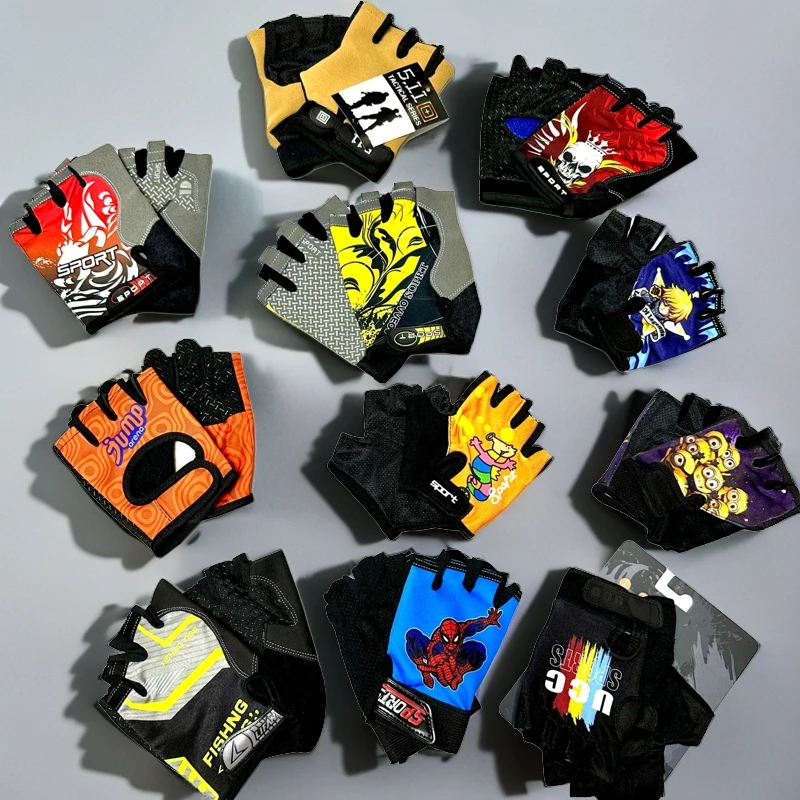 夏季透气半指运动骑行健身手套