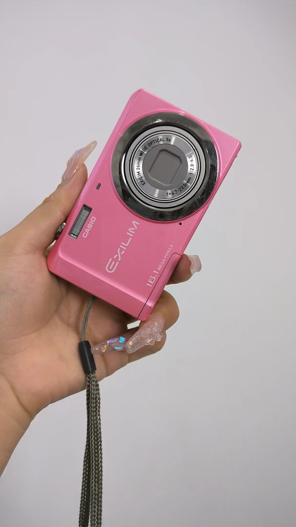 95新 Casio/卡西欧 卡西欧zs6像素高出片冷白色粉色外观超漂亮