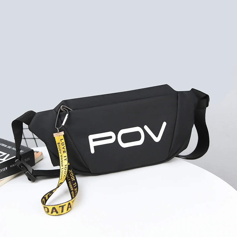 新款男士单肩包时尚斜跨包休闲学生通勤包大容量潮流旅行女挎包