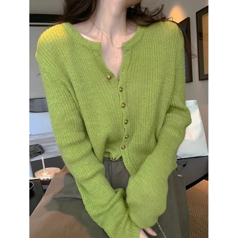 秋季新款上衣新款上新针织长袖显瘦