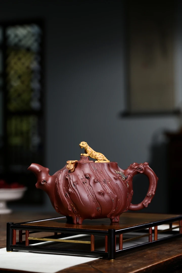 【正高工王林仙紫砂壶】一路暴富·全手工·黄龙山原矿底槽清·480ml