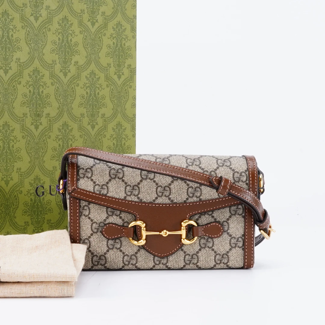 全新未使用 GUCCI/古驰 【小清一口价】1955手机包横版/BG22013285