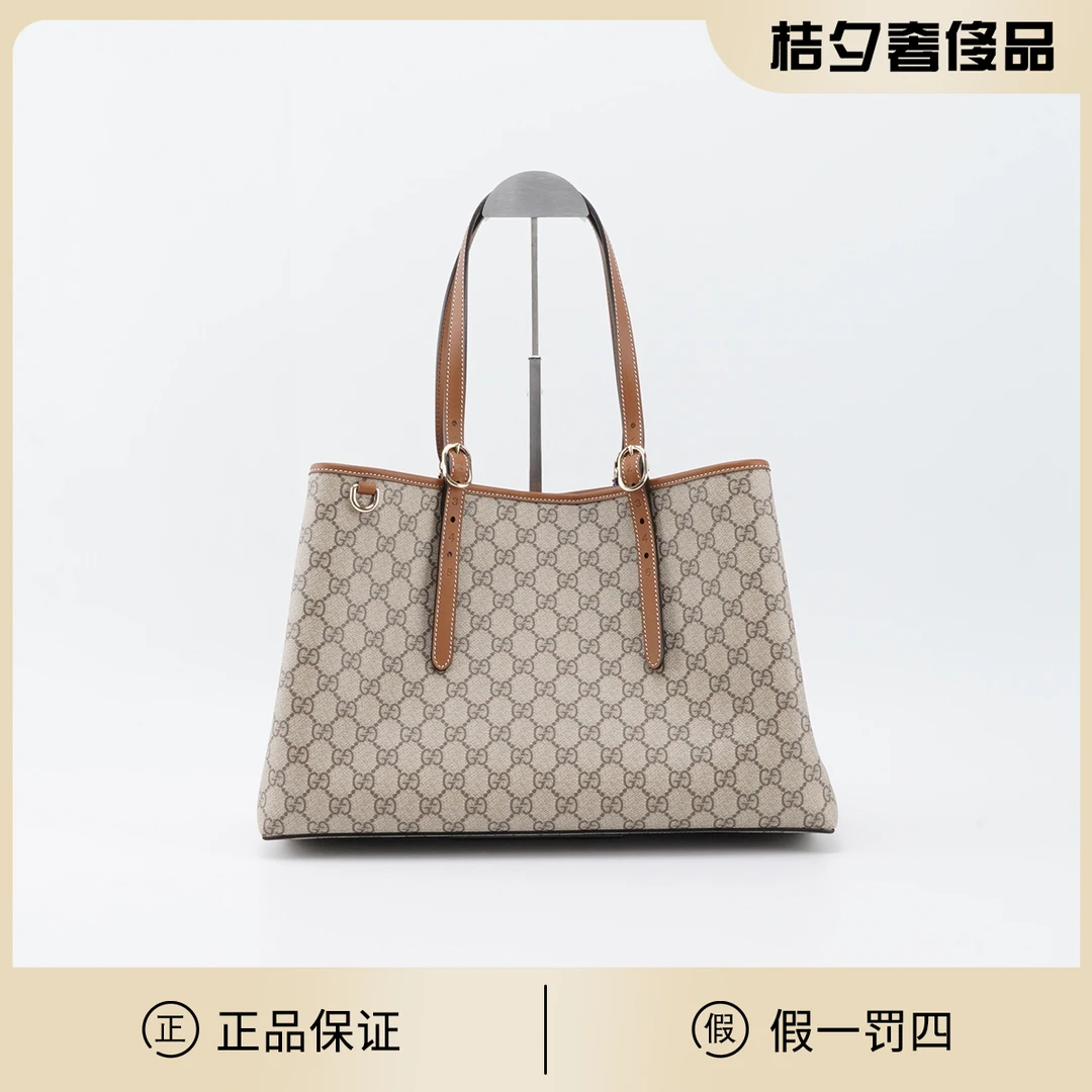 全新未使用 GUCCI/古驰 【桔夕静文】Emblem托特包/BGH006280001