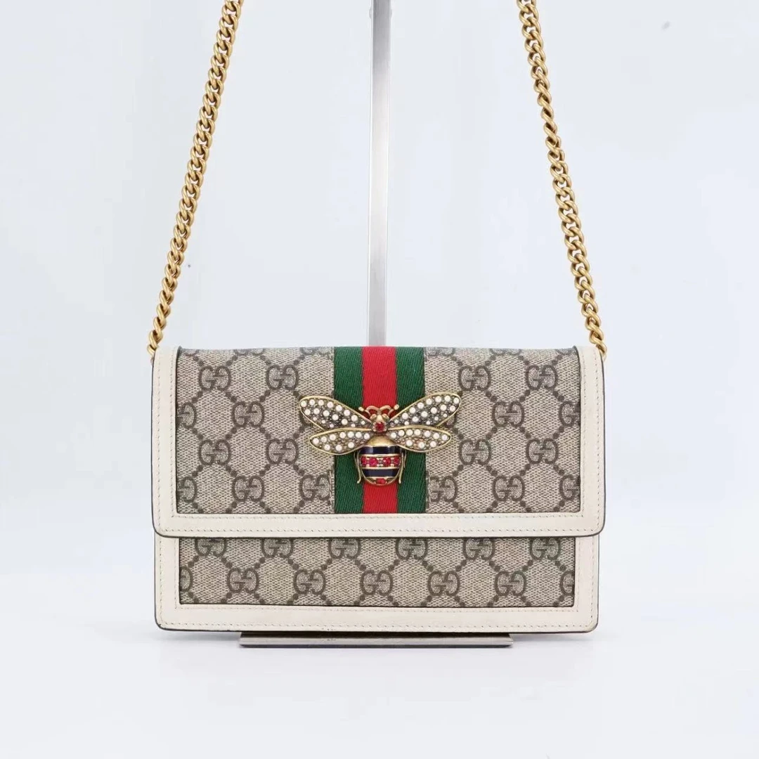 99新 GUCCI/古驰  玛格丽特蜜蜂woc包/BG22006012/98新
