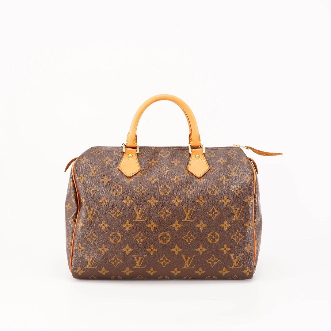 95新 LouisVuitton/路易威登 【桔夕牛姐】speedy30手提款老花包
