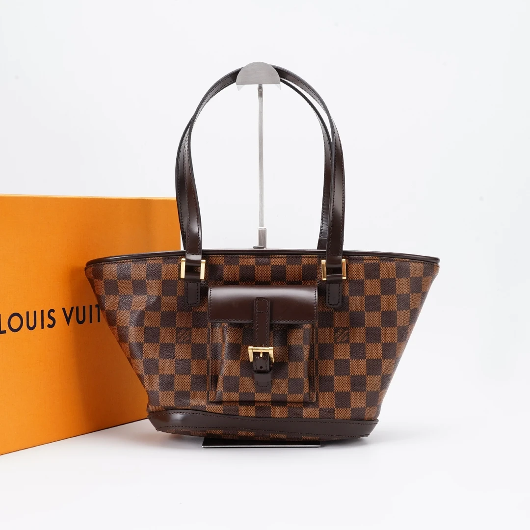 95新 LouisVuitton/路易威登 【牛姐】托特小号换配皮/首拍有效