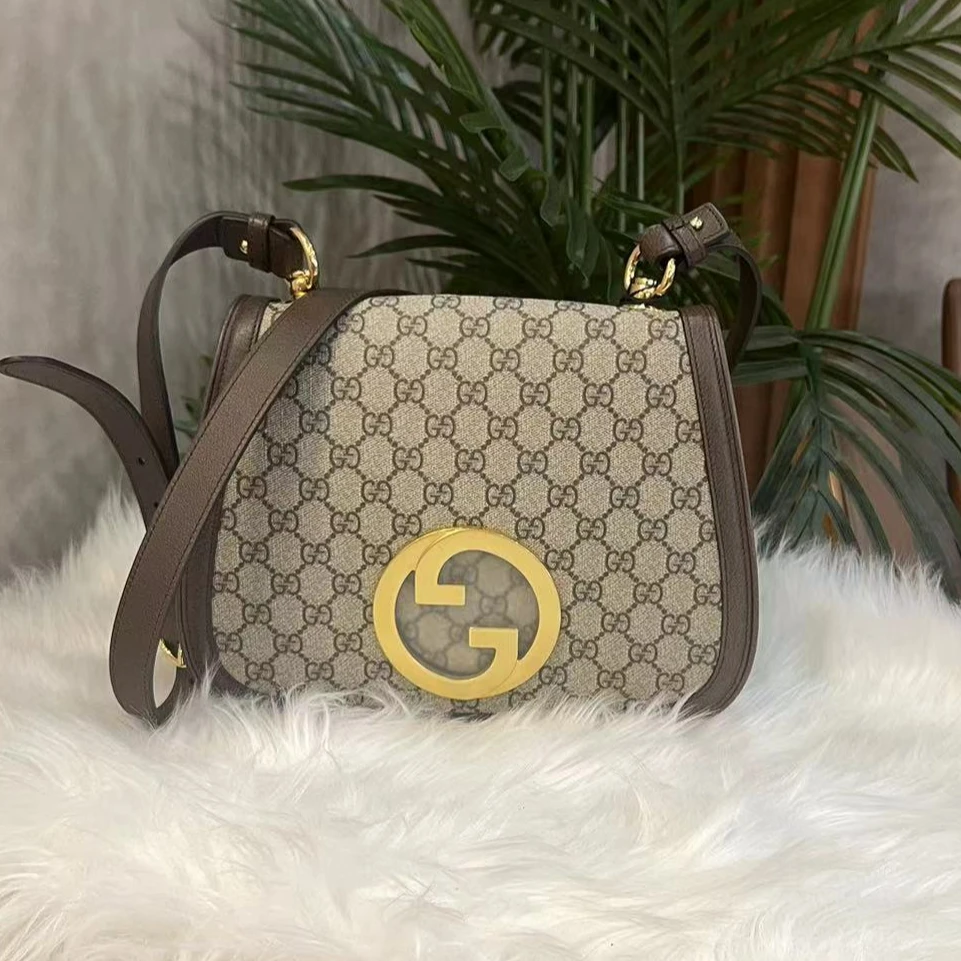 95新 GUCCI/古驰 【一号一口价】blondie单肩斜挎包中号/BG23004619