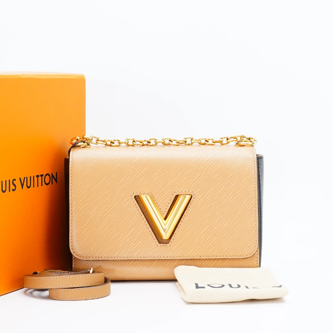 95新 LouisVuitton/路易威登 【桔夕静文】twist中手提链条包