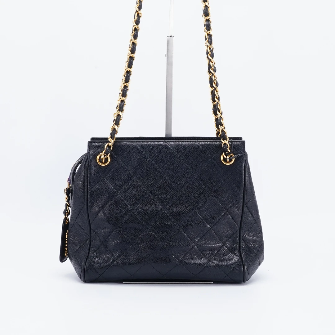 95新 Chanel/香奈儿 【桔夕白菜】中古托特包荔枝纹/BG23001421