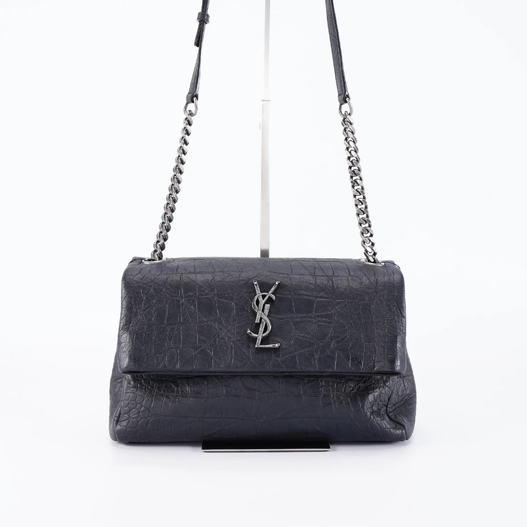 95新 YSL/圣罗兰 【静文】hollywood好莱坞翻盖链条包/BG22016208