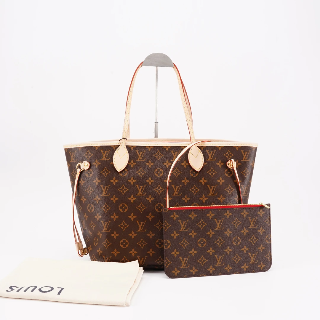 95新 LouisVuitton/路易威登 【桔夕静文】neverfull中号包