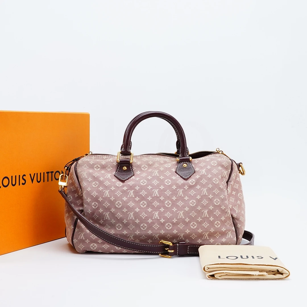 95新 LouisVuitton/路易威登 【桔夕白菜】speedy30包肩带款