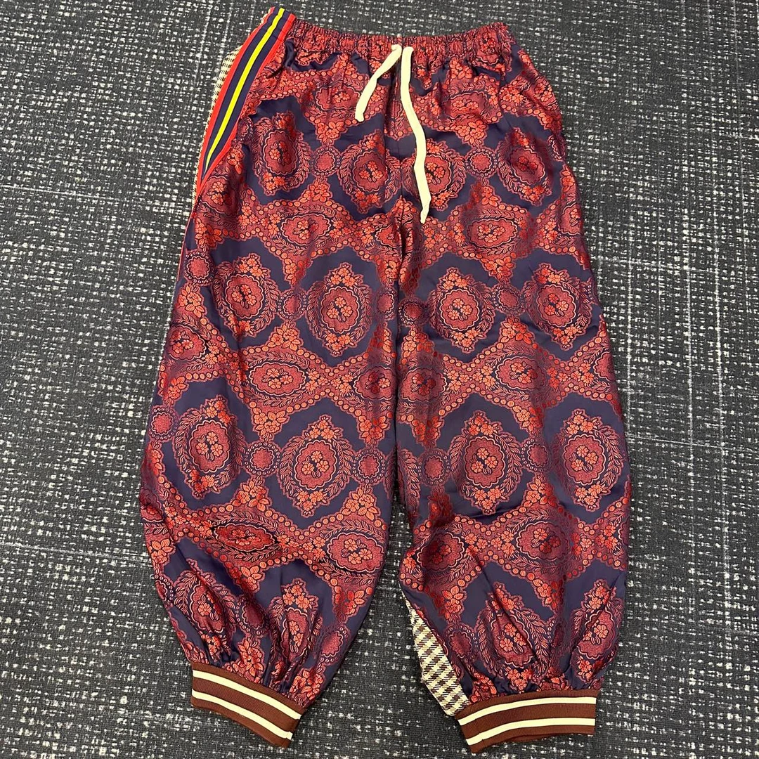 Gucci 古驰 拼接花纹长裤 全新带吊 M码 SL001674