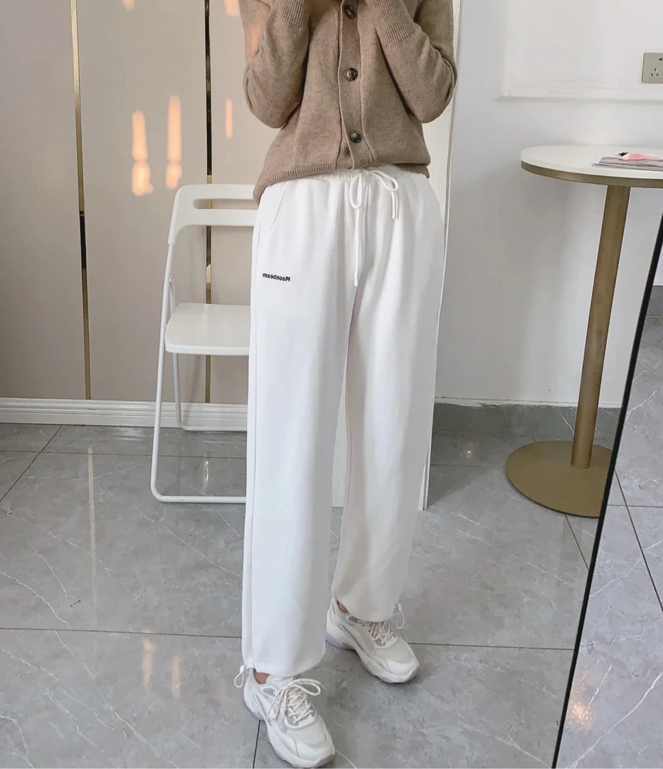 Celine 思琳/23ss黑色刺绣logo水钻裤/S码/99新/001157