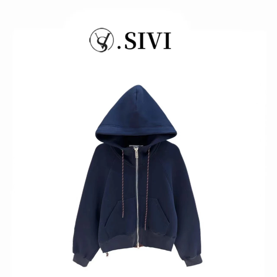 熙薇气质拉链外套【北海恋人】2024早秋新款时尚百搭休闲上衣F6470