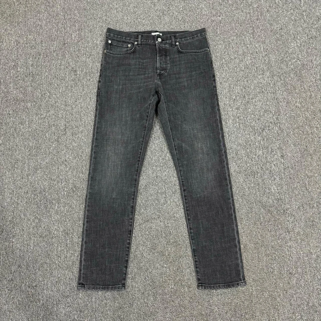Dior迪奥 灰色水洗皮牌牛仔裤 30码99新 9053337