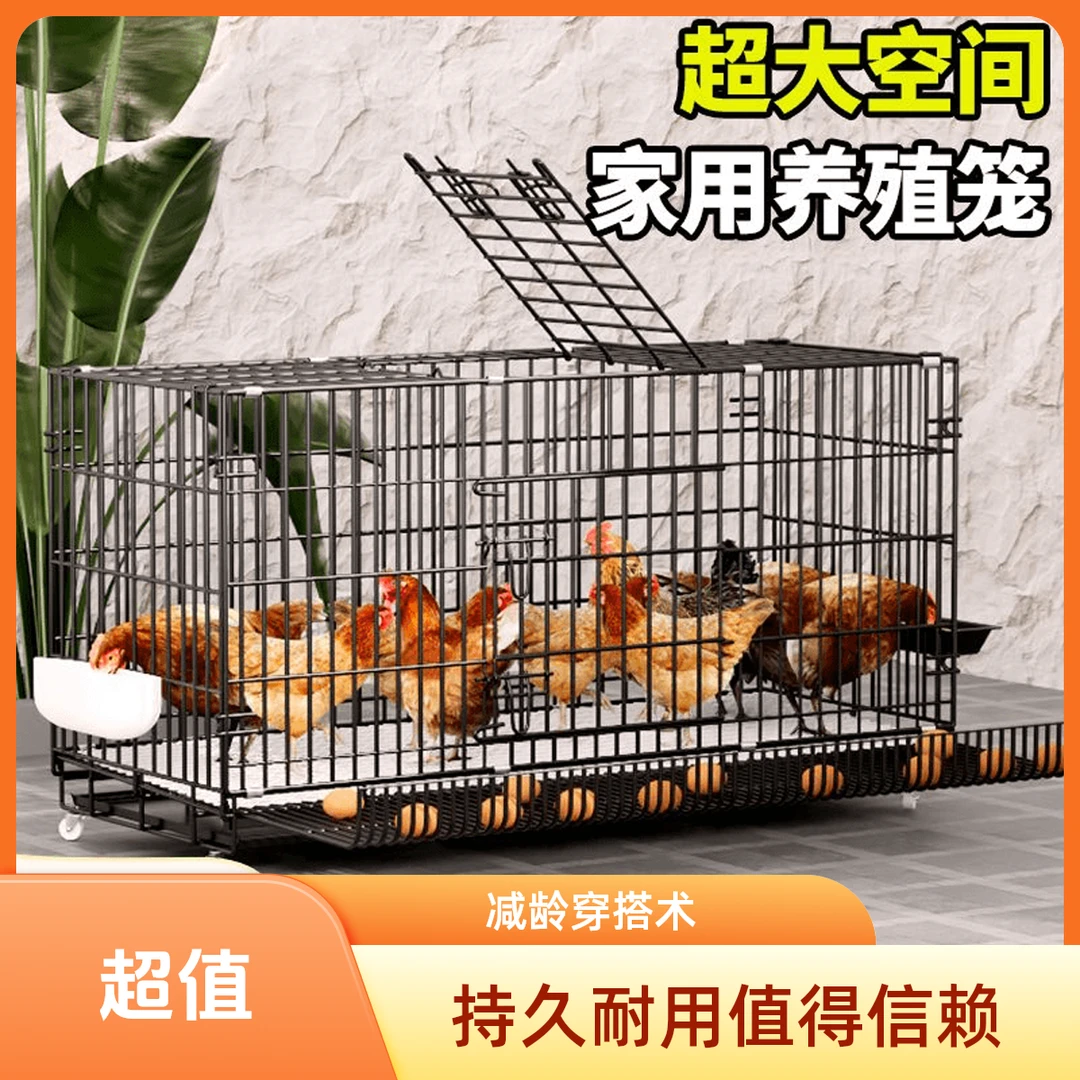 鸡笼子家用大号阳台室外农村养鸡笼鸡舍鸡窝鸭子笼鹅笼户外养殖笼