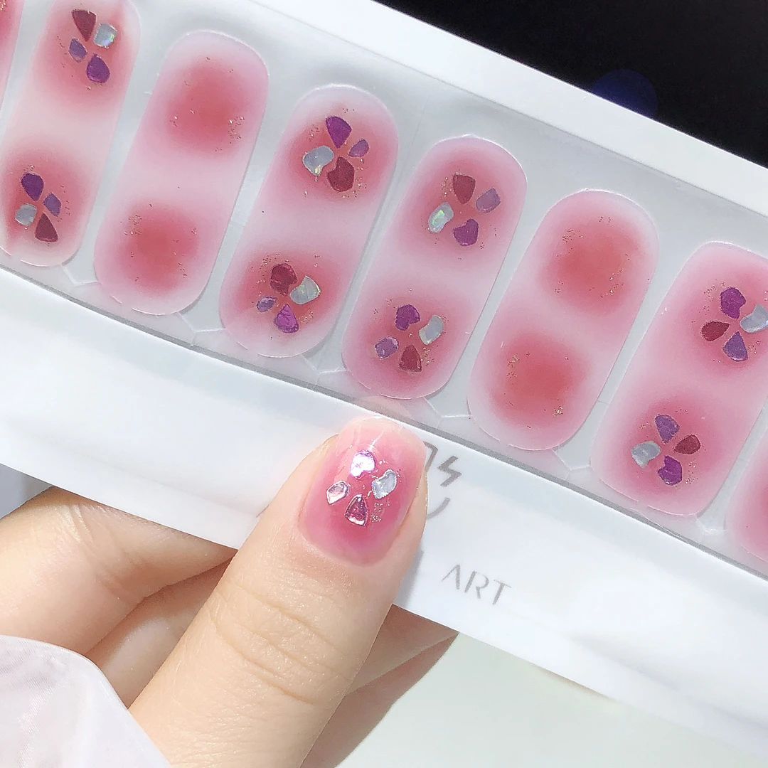 【浮光贝壳】美甲贴纸立体精致持久防水免封层成品甲油膜非穿戴甲