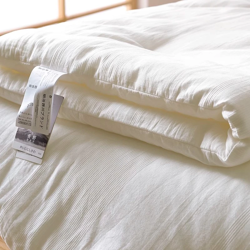 出口日本~A类全棉冬被子棉被加厚保暖单双人夏春秋被四季通用被芯