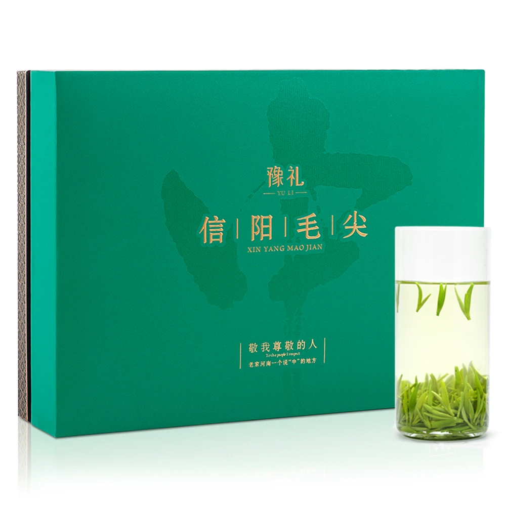仰天雪绿2025年新茶信阳毛尖明前特级嫩芽绿茶叶送礼半斤礼盒250g
