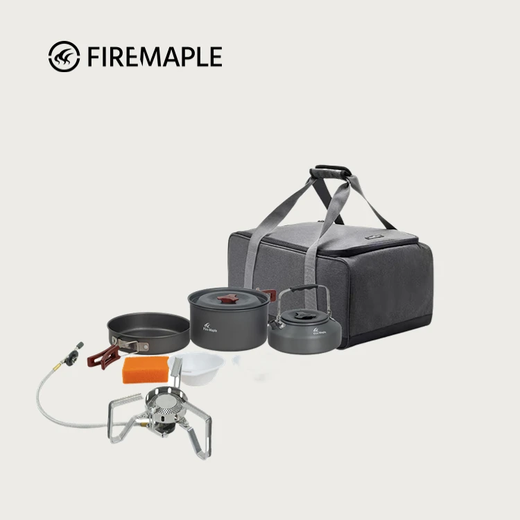 火枫装备套装炉头野营套锅野餐便携折叠炊具炉具野炊户外露营装备